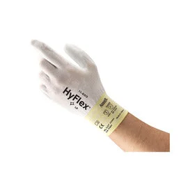 fashion gloves -  Ansell HyFlex® Polyurethane Coated Work Gloves With Nylon Liner And Knit Wrist