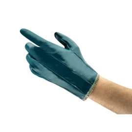 polyester gloves -  Ansell Hynit® Nitrile Coated Work Gloves With Cotton And Interlock Knit Liner And Slip-On Cuff