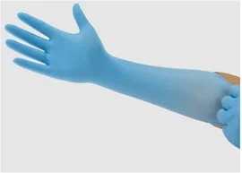 natural gloves -  Ansell Small MICROFLEX Nitrile Chemical Resistant Gloves