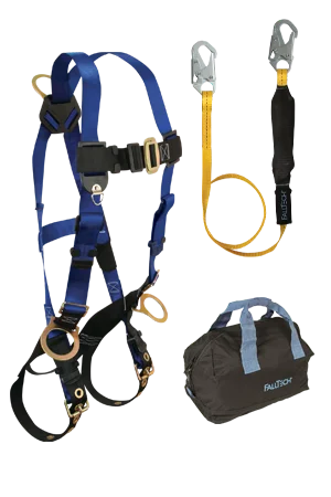 police gloves -  Back and Side D-rings, Tongue Buckles, 6' SoftPack Lanyard and Gear Bag