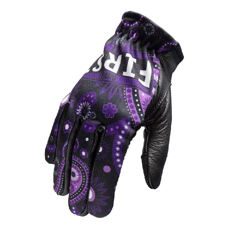 plumbing gloves -  Purple Black Women's Clutch Gloves