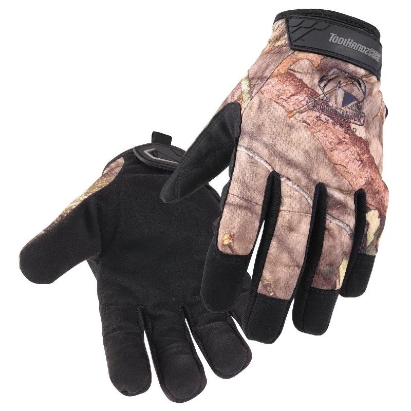 warm gloves -  Black Stallion ToolHandz Core Mossy Oak Synthetic Leather Palm Winter Mechanics Gloves- GW4640-MB