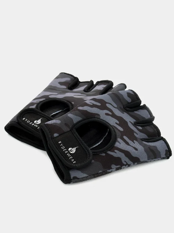 mma gloves -  Lifting Gloves - Black Camo