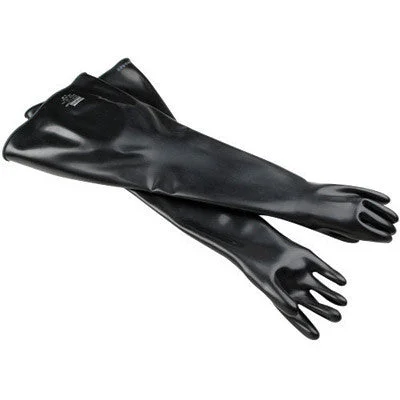 crime scene gloves -  North By Honeywell Size 10 1/2 Black 32" 30 mil Neoprene Multi-Dipped Ambidextrous Dry Box Chemical Resistant Gloves With Smooth Finish