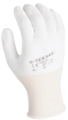 archery gloves -  SHOWA Best Glove Size 8 SHOWA 540 13 Gauge Light Weight Cut Resistant White Polyurethane Dipped Palm Coated Work Gloves With White Seamless High Performance Polyethylene