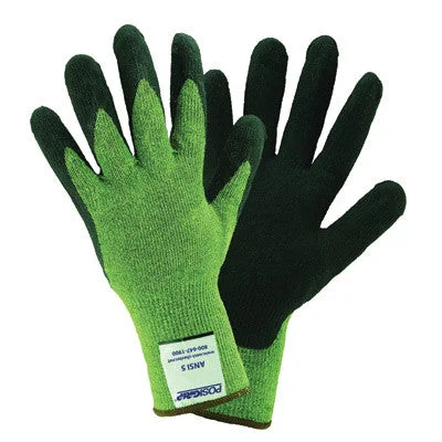 yoga gloves -  West Chester Large Cut And Abrasion Resistant Black Nitrile Dipped Palm Coated Work Gloves With Green Kevlar Liner And Extended Cuff