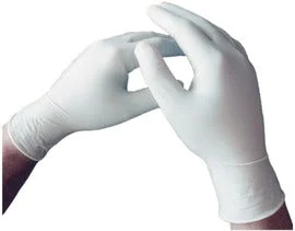 powder-free gloves -  CT International Large Natural 5 mil Natural Latex Powder-Free Disposable Exam Gloves (100 Gloves Per Box)