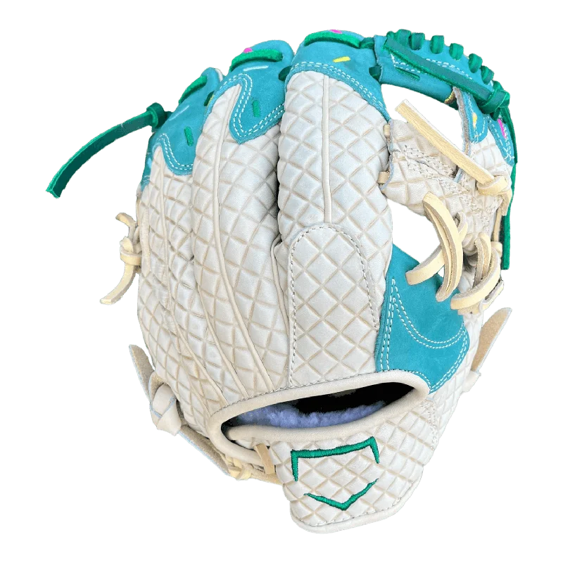 goalkeeper gloves -  Custom Ballgloves Green Ice Cream Baseball Glove 11.5” I-Web Infield