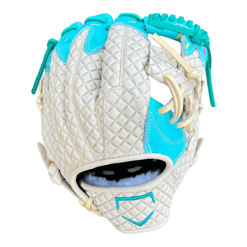 swimming gloves -  Custom Ballgloves Mint Ice Cream Baseball Glove 11.5” I-Web Infield