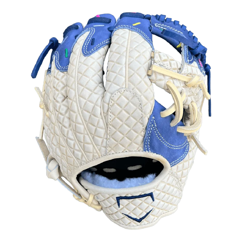 shockproof gloves -  Custom Ballgloves Navy Blue Ice Cream Baseball Glove 11.5” I-Web Infield