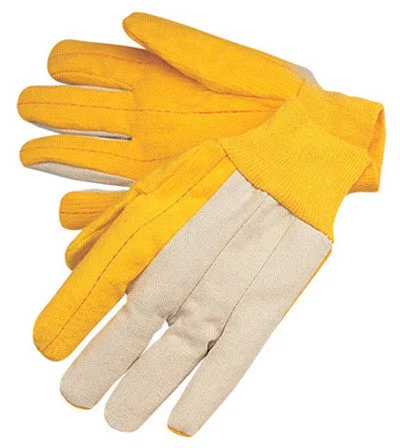 half finger gloves -  dGolden Chore with Canvas Back - Knit Wrist - Dozen