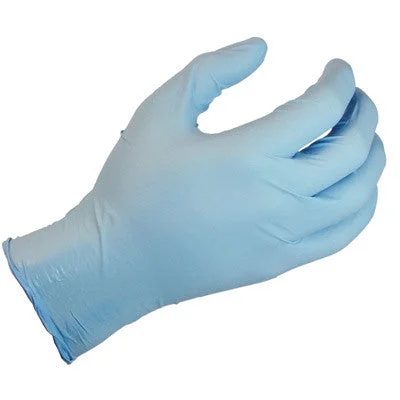 biodegradable gloves -  SHOWA™ Size 2X Blue N-DEX® 4 mil Latex Free Nitrile Utility Grade Lightly Powdered Disposable Gloves (100 Gloves Per Box)