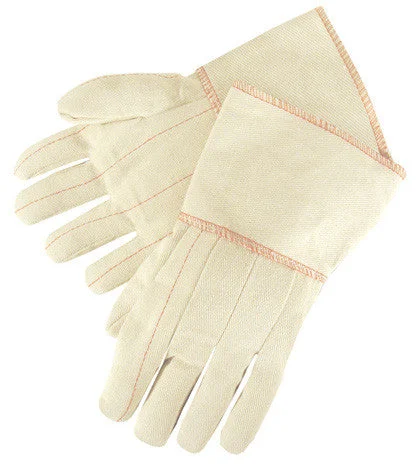 anti-slip gloves -  Double Palm Canvas - Gauntlet - Dozen