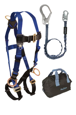 nylon gloves -  FallTech Back and Side D-rings, Mating Buckles, 6' Internal, Rebar and Gear Bag