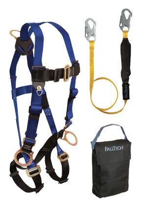 fleece gloves -  FallTech Back and Side D-rings, Mating Buckles, 6' SoftPack Lanyard and Gear Bag