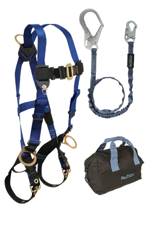 matte gloves -  FallTech Back and Side D-rings, Tongue Buckles, 6' Internal, Rebar and Gear Bag