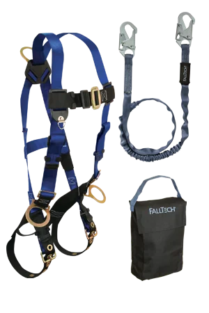 ergonomic gloves -  FallTech Back and Side D-rings , Tongue Buckles and 6' Internal SAL and Gear Bag