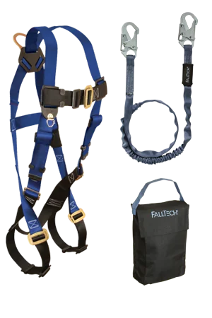 piercing gloves -  FallTech Back D-ring , Mating Buckles, 6' Internal Lanyard and Gear Bag