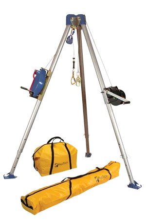 hiking gloves -  FallTech Tripod Kit with 7275 Tripod; 7285 3-Way SRL; 7290 Winch; 7421 Pulley; 8450 Carabi ner; NL7280 and NL7282 Storage Bags