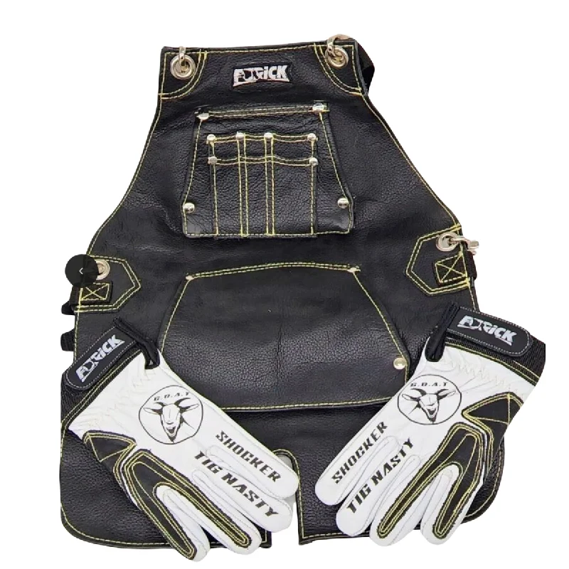 reinforced gloves -  Furick Mini Apron Set with Gloves - MINIAPRON