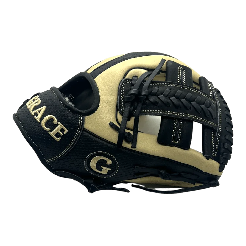 mechanics gloves -  Grace Custom 11.5” Inch OG Web Black Snake Skin Blonde Infield Glove