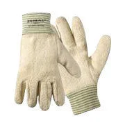 research gloves -  Wells Lamont Medium Natural Jomac Heavy Weight Loop-Out Terry Cloth Heat Resistant Gloves With Knit Wrist Cuff