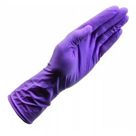 reusable gloves -  Honeywell Medium Purple POWERCOAT® 5 mil Tri-Polymer Powder-Free Disposable Gloves (100 Gloves Per Box)