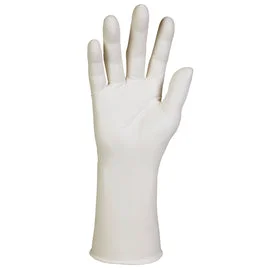 barber gloves -  Kimberly-Clark Professional™ Large White Kimtech 6.3 mil Nitrile Disposable Gloves (100 gl/10bx/case)