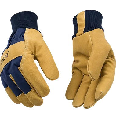 survival gloves -  Kinco 1926KW Cotton-Blend Canvas Fabric Back Cotton-Blend Canvas Fabric Back Thermal Insulation Gloves (One Dozen)