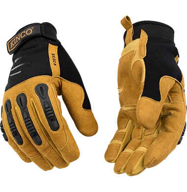 large gloves -  Kinco 2035 Pro Series Unlined Foreman Mechanics Gloves (One Dozen)