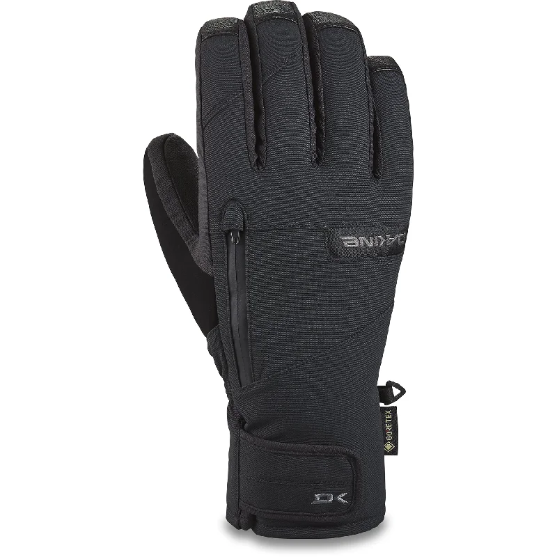 racing gloves -  Leather Titan Gore-Tex Short Glove - Black