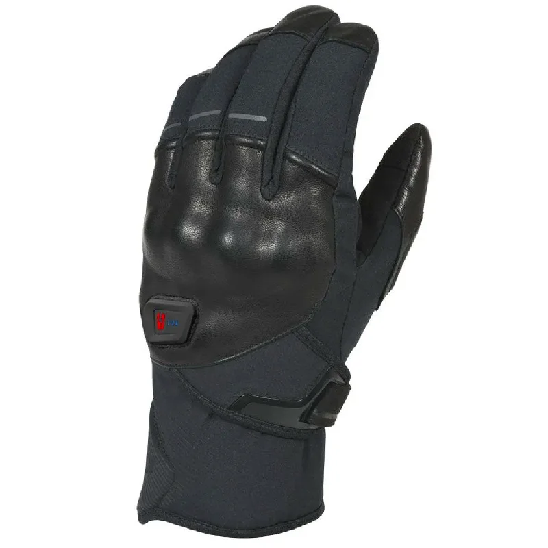 knitted gloves -  Macna - Era RTX Short Heated Black Gloves