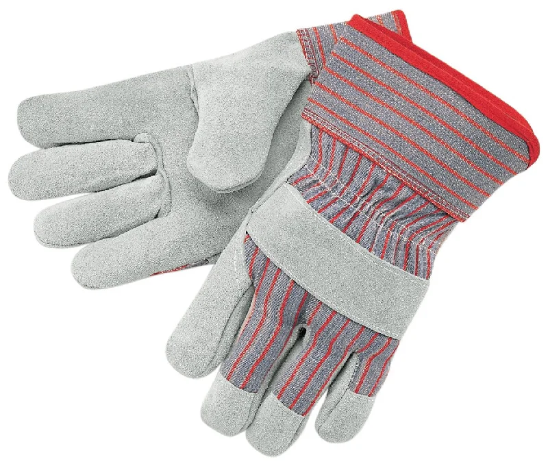 alpaca gloves -  MCR Safety 1200 2.5 Inch Rubberized Safety Cuff Split Leather Palm Work Gloves (One Dozen)