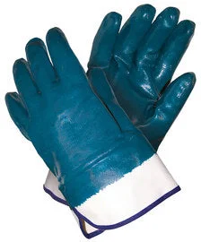 festival gloves -  Memphis Glove Large MCR Safety® Nitrile Full Dip Coated Work Gloves With Jersey Liner And Safety Cuff