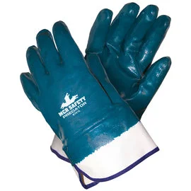 battery heated gloves -  Memphis Glove Large Predator® Nitrile Full Dip Coated Work Gloves With Jersey Liner And Safety Cuff