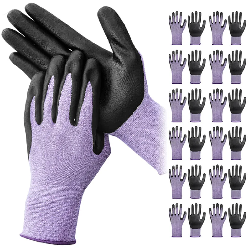 exfoliating gloves -  Micro-Foam Nitrile Safety Work Gloves 12 Pairs