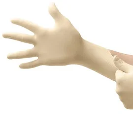 large gloves -  MICROFLEX L92X E-GRIP Large Natural Microflex® Rubber Latex Disposable Gloves