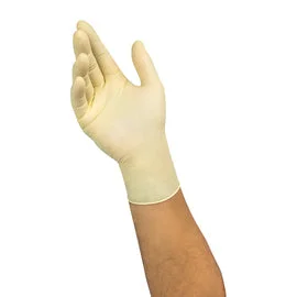 solid color gloves -  MICROFLEX MF-300 DIAMOND GRIP Medium Natural Microflex® Rubber Latex Disposable Gloves