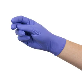 suede gloves -  MICROFLEX SU-690 SUPRENO SE Medium Purple Microflex® 7.1 mil Nitrile Disposable Gloves