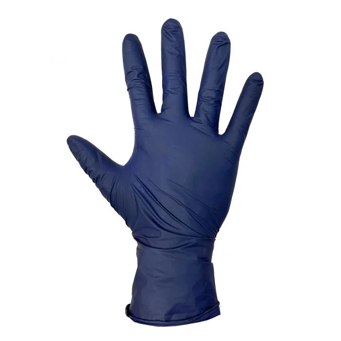 dance gloves -  Nitrile Metal Detectable Blue Gloves (100/bx)