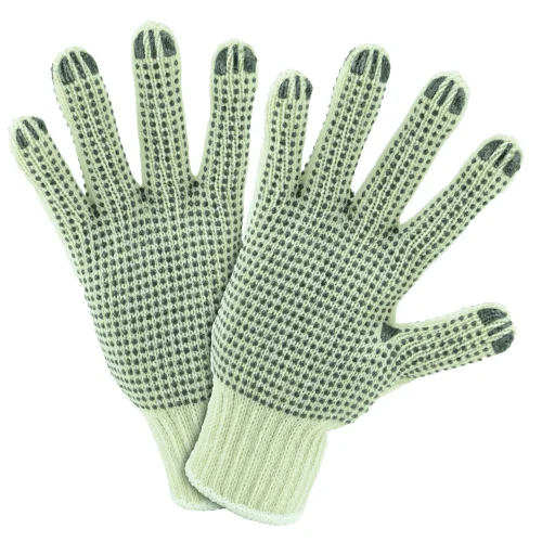 injury recovery gloves -  PIP Medium Weight Seamless Knit Cotton/Polyester Glove with PVC Dotted Grip