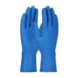 designer gloves -  Protective Industrial Products 2X Blue Grippaz™ Food Plus 8 mil Nitrile Extended Use Gloves