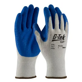 weightlifting gloves -  Protective Industrial Products Large G-Tek® GP™ 10 Gauge Nitrile Palm And Finger Coated Work Gloves With Cotton Liner And Continuous Knit Wrist