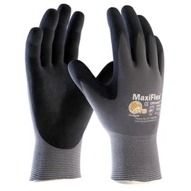 groom gloves -  Protective Industrial Products Large MaxiFlex® Ultimate by ATG® Latex Palm And Finger Coated Work Gloves With Nylon/Lycra® Liner And Continuous Knit Wrist