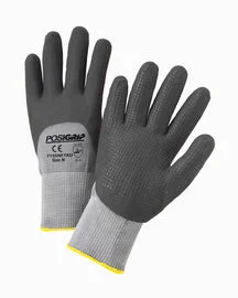 glossy gloves -  Protective Industrial Products Large PosiGrip® 15 Gauge Nitrile Palm And Finger And Knuckles Coated Work Gloves With Nylon/Spandex Liner And Knit Wrist