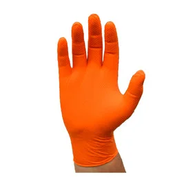 adult gloves -  Protective Industrial Products Medium Orange PosiShield™ 7 mil Powder-Free Nitrile Disposable Gloves (100 Gloves Per Box)