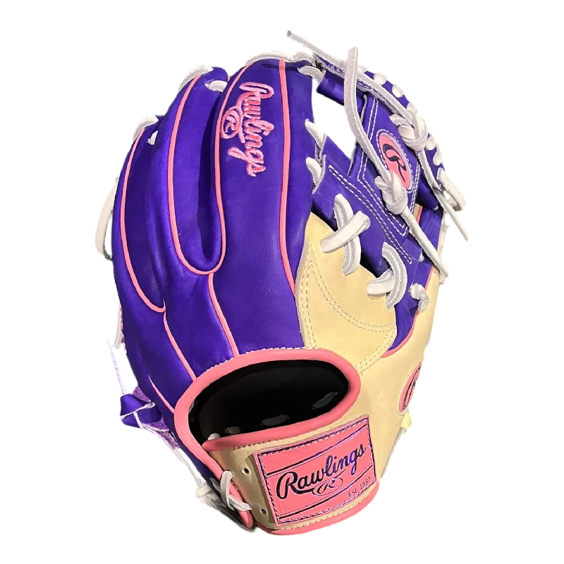 windproof gloves -  Rawlings Exclusive 11.5” I-Web Purple Pink Blonde Glove