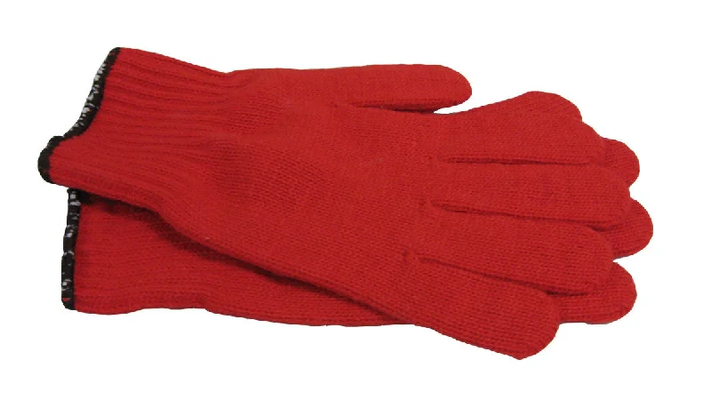 disaster gloves -  Red 100% Nylon Work Glove