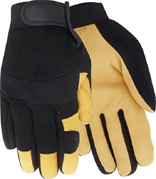 detective gloves -  Red Steer 175 HeatSaver Grain Goatskin Lined Wing Thumb Drivers Gloves (One Dozen)