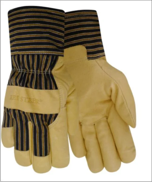 manufacturing gloves -  Red Steer 56260 Grain Pigskin Lined Leather Palms Gloves (One Dozen)